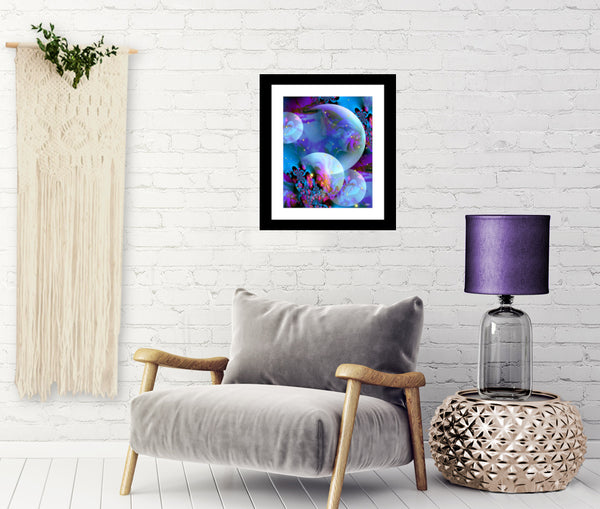 Fantasy Dreamscape Art Print, Pastel Wall Decor, Metaphysical Art by P –  Primal Painter