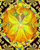 Solar Plexus Chakra Art Print, Yellow Manifestation and Symbolism, Energy Art - "I Am"