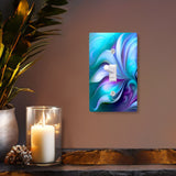 Abstract Art Switch Plate Cover,  Blue and Purple Unique Home Decor, Two Sizes